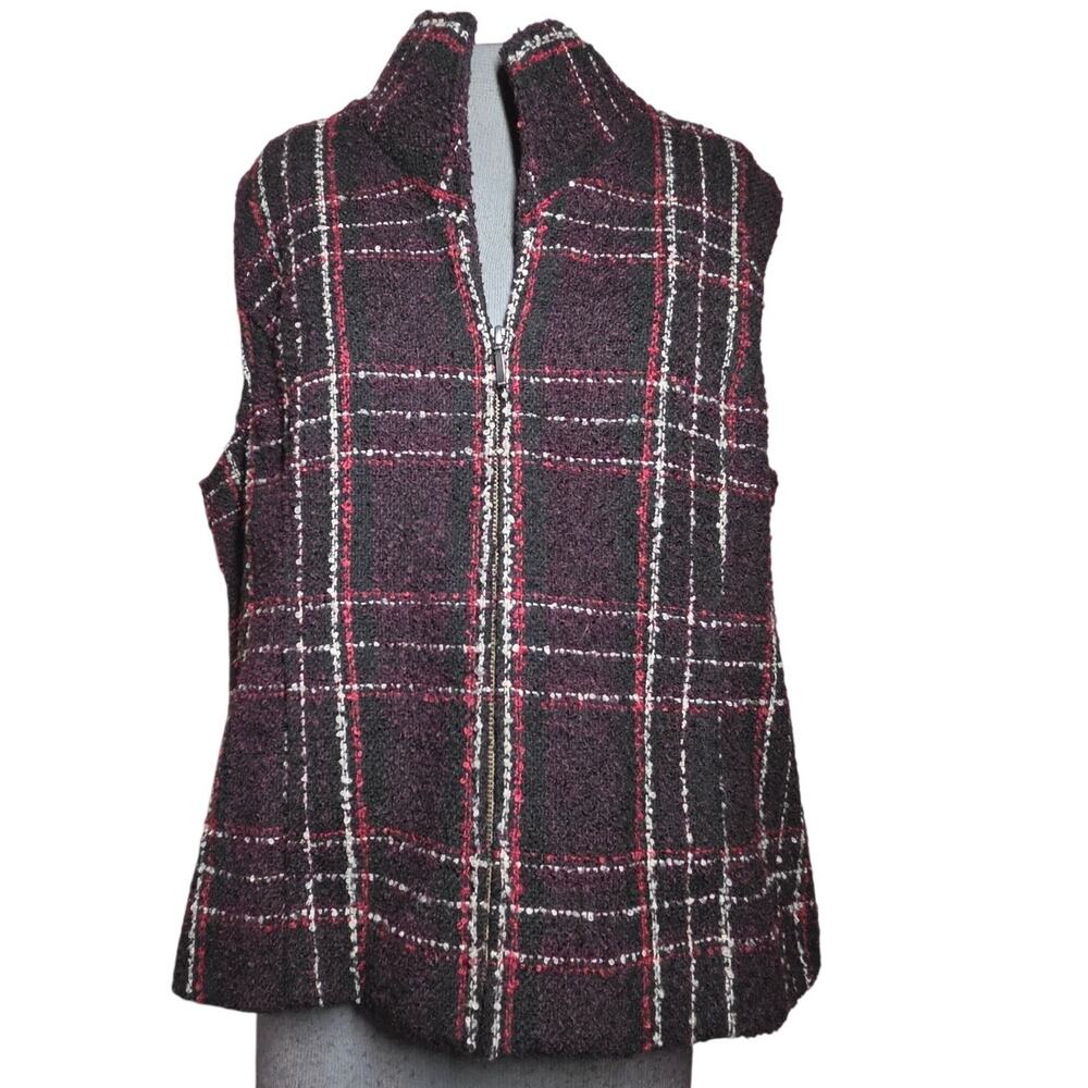 Sleevless Full Zip Vest Size XL